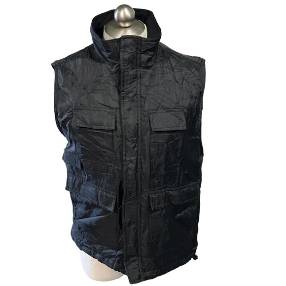 Northwest Territory Black Waterproof Utility Vest Fleece Interior‎ Men’s Small - Picture 5 of 5